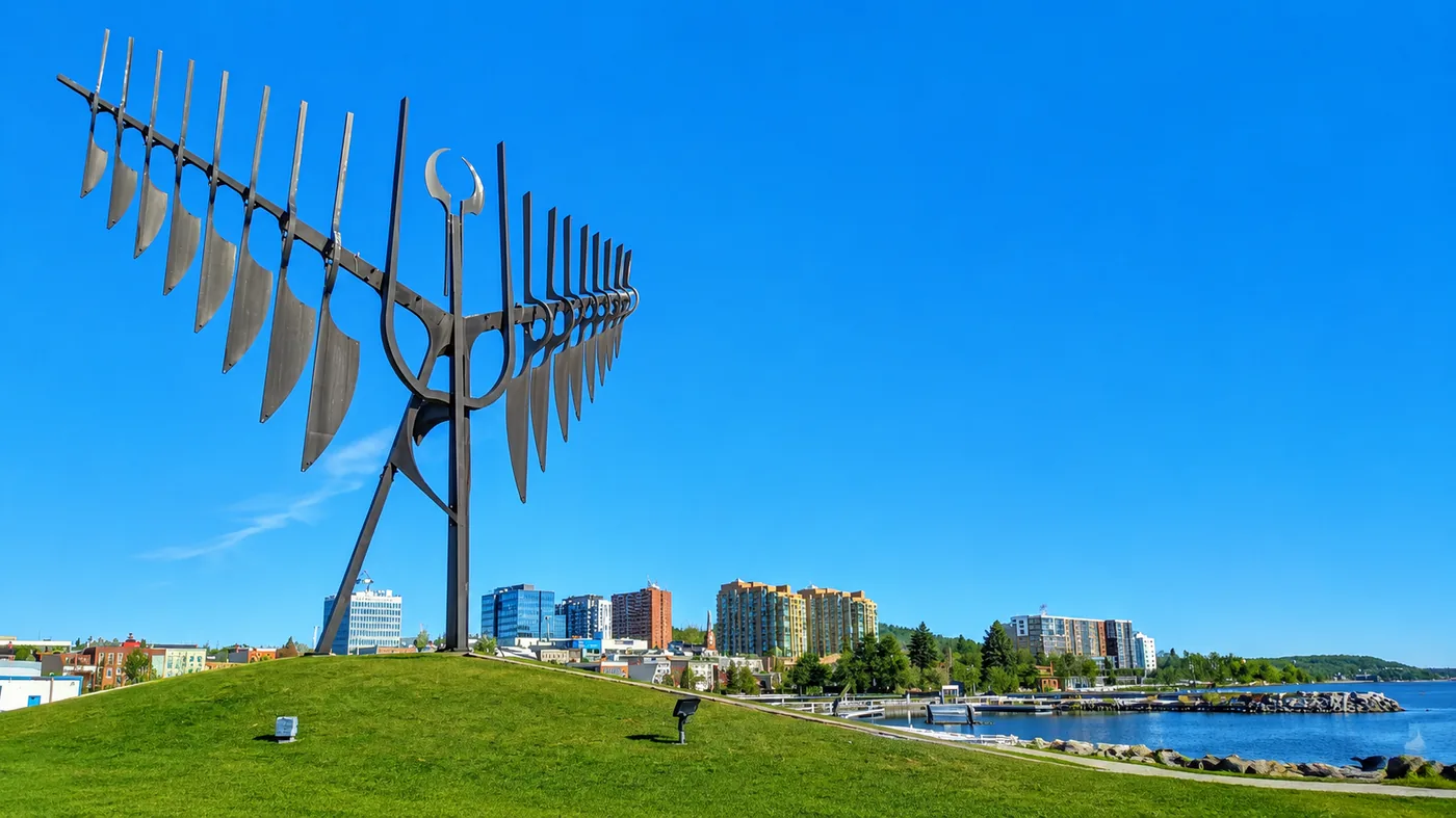 Barrie, Ontario (AI-enhanced image)